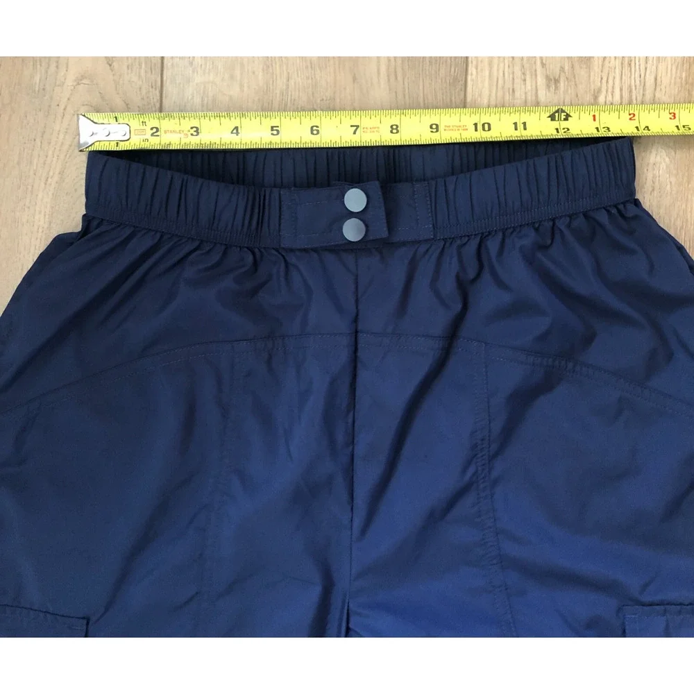 Fabletics Women's‎ Lightweight Cargo Jogger Pants Deep Navy Shine Size Small - Picture 8 of 9